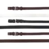 Nunn Finer Soft Grip Reins - Havana/Zinc -Equestrian Supplies Shop 408766 800 800