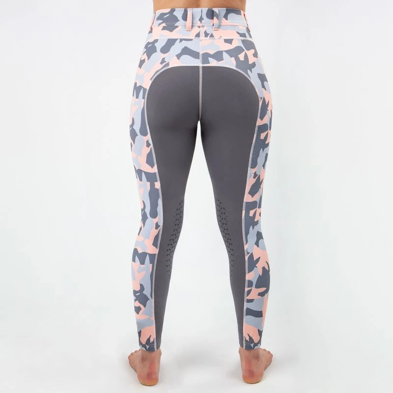 Irideon Kids' Horsehead Camo Tights - Radiant Peach 6 Irideon Kids' Horsehead Camo Tights - Radiant Peach - Image 4
