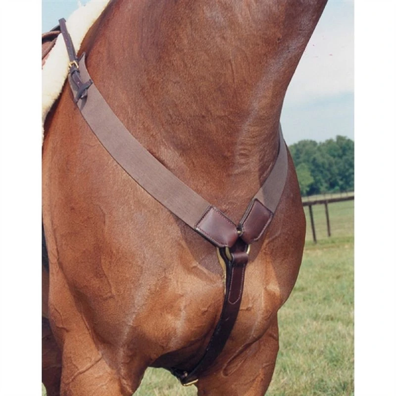 Nunn Finer All Purpose Breastplate - Havana/Brass 3 Nunn Finer All Purpose Breastplate - Havana/Brass