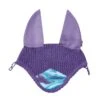 Weatherbeeta Prime Marble Ear Bonnet - Purple Swirl