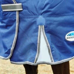 Weatherbeeta Comfitec Premier Free II Standard Neck Lite - Dark Blue/Grey/White -Equestrian Supplies Shop 413582 800 800
