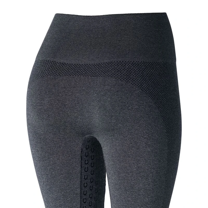 Horze Women's Naomi Seamless Silicone Full Seat Tights - Dark Navy/Black 4 Horze Women's Naomi Seamless Silicone Full Seat Tights - Dark Navy/Black - Image 2