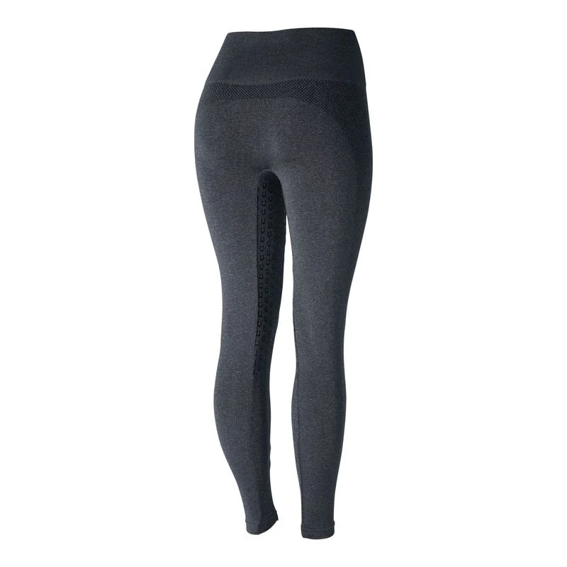 Horze Women's Naomi Seamless Silicone Full Seat Tights - Dark Navy/Black 5 Horze Women's Naomi Seamless Silicone Full Seat Tights - Dark Navy/Black - Image 3