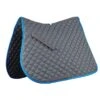 Roma Economy All Purpose Saddle Pad - Charcoal/Blue -Equestrian Supplies Shop 418426 800 800