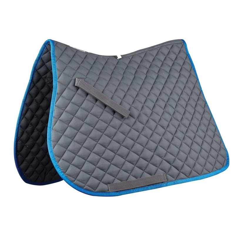 Roma Economy All Purpose Saddle Pad - Charcoal/Blue 3 Roma Economy All Purpose Saddle Pad - Charcoal/Blue