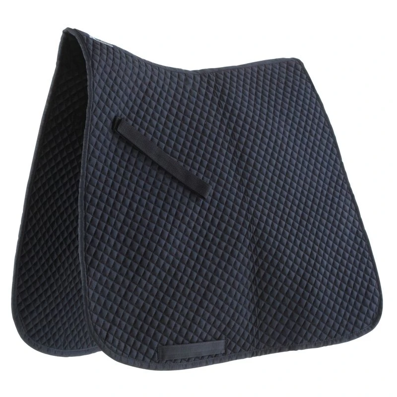 Roma Mini Diamond Quilt Dressage Saddle Pad - Black 3 Roma Mini Diamond Quilt Dressage Saddle Pad - Black