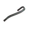 Shires Aviemore Large Diamante Browband - Havana/Green -Equestrian Supplies Shop 420128 800 800