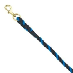 Ovation SofTouch Lead W/Solid Brass Snap - Black/Teal -Equestrian Supplies Shop 422274 800 800