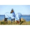 Amigo Pony Ripstop Hoody - Azure Blue/Strong Blue/Silver