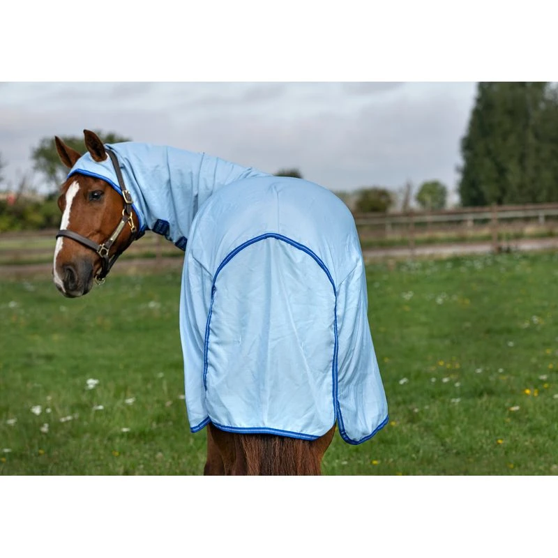 Amigo Pony Ripstop Hoody - Azure Blue/Strong Blue/Silver 7 Amigo Pony Ripstop Hoody - Azure Blue/Strong Blue/Silver - Image 5