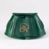 Ovation Professional Ribbed Hook And Loop Bell Boot - Dark Green -Equestrian Supplies Shop 433178 800 800