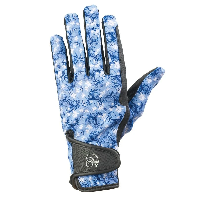 Ovation PerformerZ Gloves - C1919 Secret Garden Blue 3 Ovation PerformerZ Gloves - C1919 Secret Garden Blue