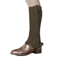 Ovation Elite Amara Ribb Half Chaps - Brown -Equestrian Supplies Shop 435371 800 800