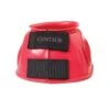 Centaur PVC Ribbed Double Hook And Loop Bell Boots - Red -Equestrian Supplies Shop 436097 800 800