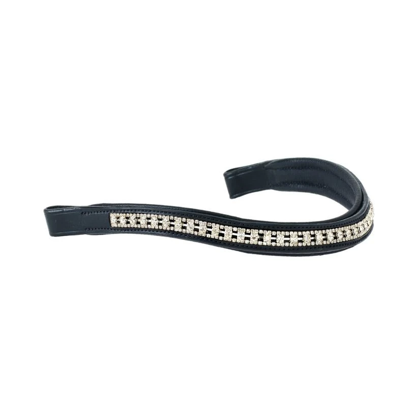 Ovation Cecilia Shaped Browband - Black 3 Ovation Cecilia Shaped Browband - Black