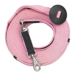 Centaur Cotton Web 35ft Lunge W/Donut - Ice Pink