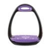 Compositi EOLE PRO Stirrups W/Spikes - Black/Purple -Equestrian Supplies Shop 438620 800 800