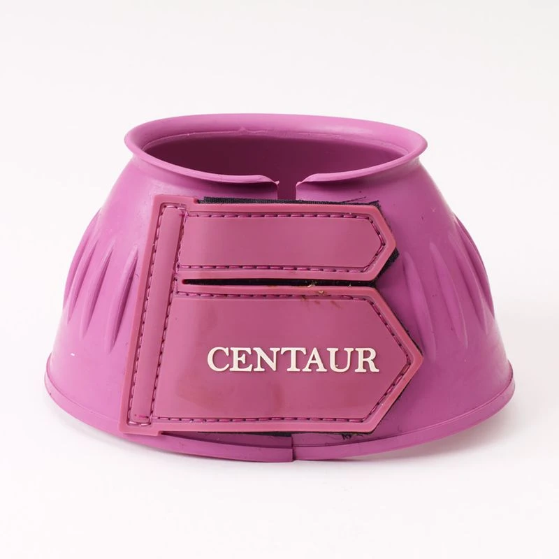 Centaur EcoPure Thick Rib Hook And Loop Bell Boots - Raspberry 4 Centaur EcoPure Thick Rib Hook And Loop Bell Boots - Raspberry - Image 2
