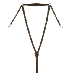 Ovation Wide Leather Hunt Breastplate - Brown