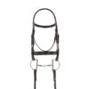 Ovation Breed Plain Raised Padded Quarter Horse Bridle - Brown -Equestrian Supplies Shop 440628 800 800