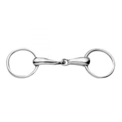 Korsteel Hollow Mouth Medium Weight 20mm Loose Ring Snaffle Bit