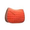 Roma Ecole Star Quilt Close Contact Saddle Pad - Burnt Orange/Brown/Cream -Equestrian Supplies Shop 442952 800 800