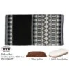 Western Rawhide Country Legend Sapphire Delux Pad - Black/Grey/White/Charcoal -Equestrian Supplies Shop 443658 800 800