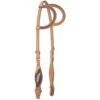 Western Rawhide Country Legend Gator And Feathers Double Ear Headstall - Golden/Tan -Equestrian Supplies Shop 443716 800 800