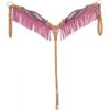 Western Rawhide Country Legend Gator And Feathers Breastcollar - Golden/Pink -Equestrian Supplies Shop 443723 800 800