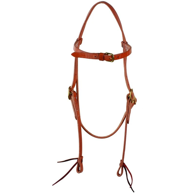 Western Rawhide Signature Browband Headstall W/Tie Bit Ends - Harness 3 Western Rawhide Signature Browband Headstall W/Tie Bit Ends - Harness