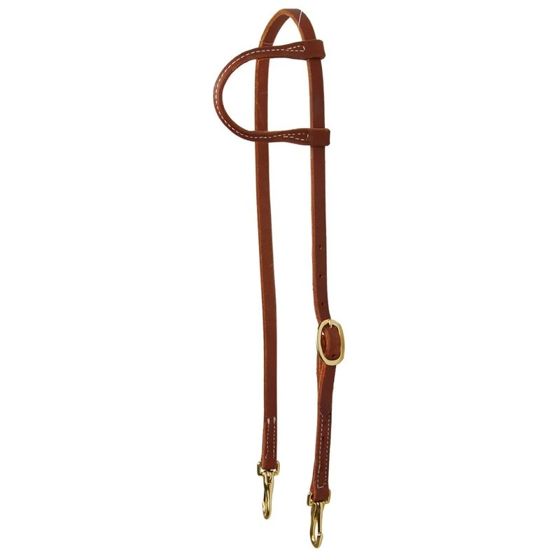 Western Rawhide Signature Hermann Oak One Ear Headstall W/Snap Bit Ends - Harness 3 Western Rawhide Signature Hermann Oak One Ear Headstall W/Snap Bit Ends - Harness