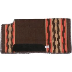 Western Rawhide Country Legend Wither Cut Out Navajo Soft Touch Pad - Brown/Tan/Orange