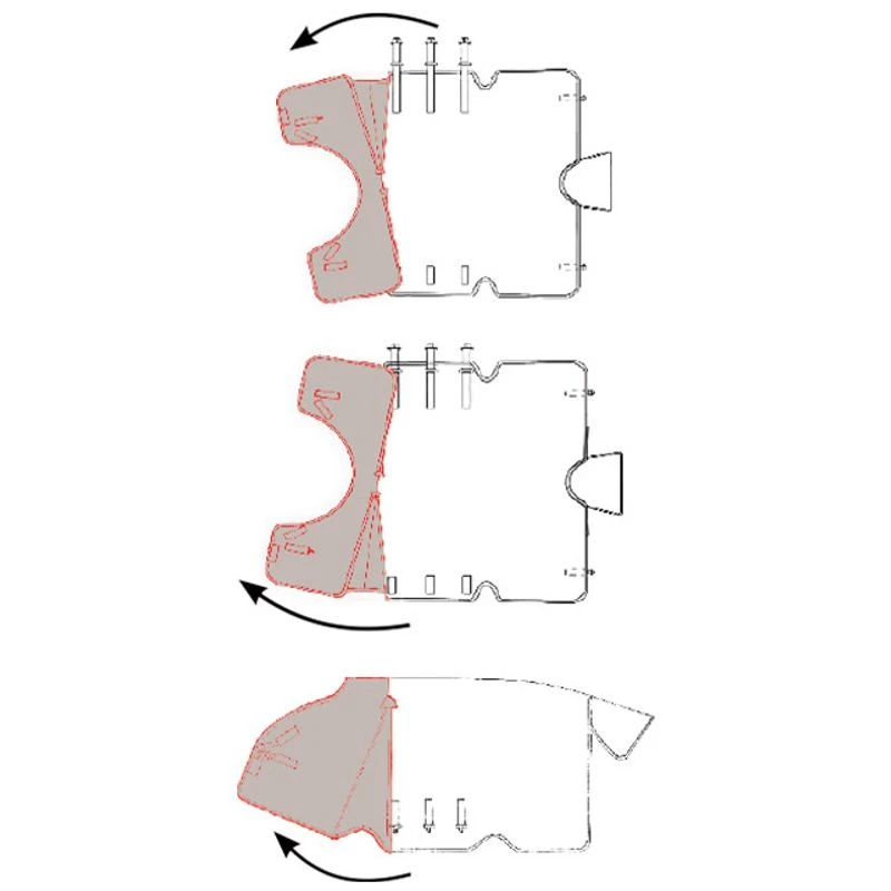 Rambo Optimo Turnout 0g Plus 400g Liner - Navy/Burgundy/Teal/Navy 5 Rambo Optimo Turnout 0g Plus 400g Liner - Navy/Burgundy/Teal/Navy - Image 3