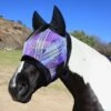 Kensington Signature Fly Mask W/Fleece,Ears And Forelock Hole - Lavender Mint -Equestrian Supplies Shop 445981 800 800