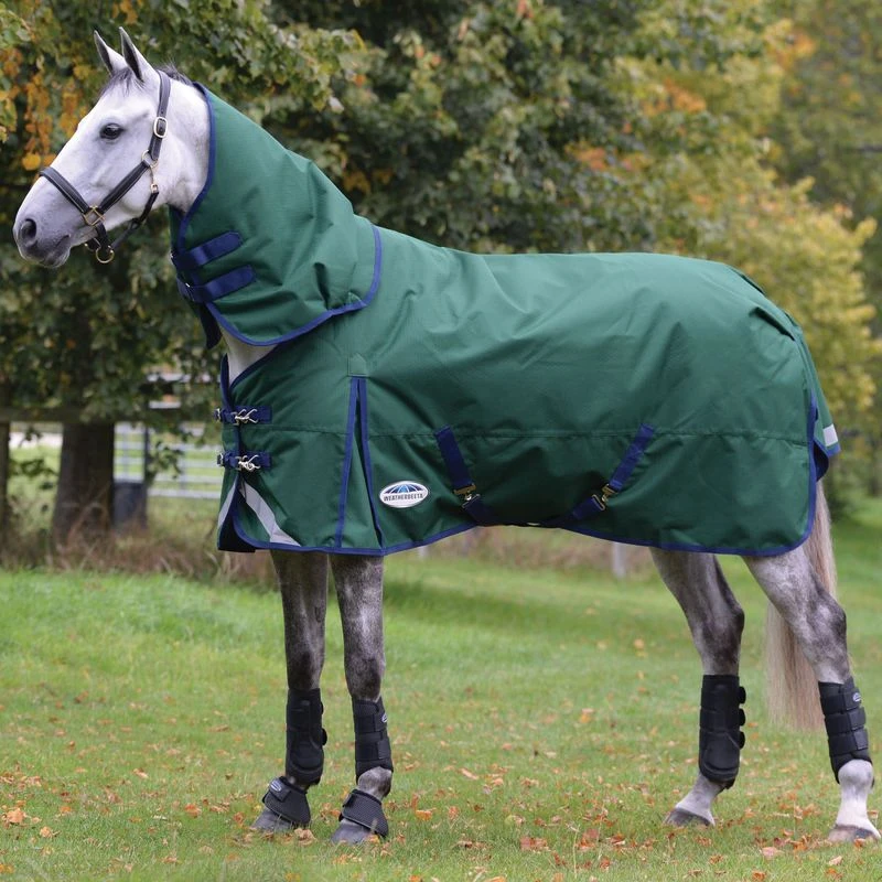 Weatherbeeta Comfitec Plus Dynamic II Detach-A-Neck Heavy - Hunter/Navy 4 Weatherbeeta Comfitec Plus Dynamic II Detach-A-Neck Heavy - Hunter/Navy - Image 2