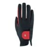 Roeckl Malta Gloves - Black/Red -Equestrian Supplies Shop 449585 800 800