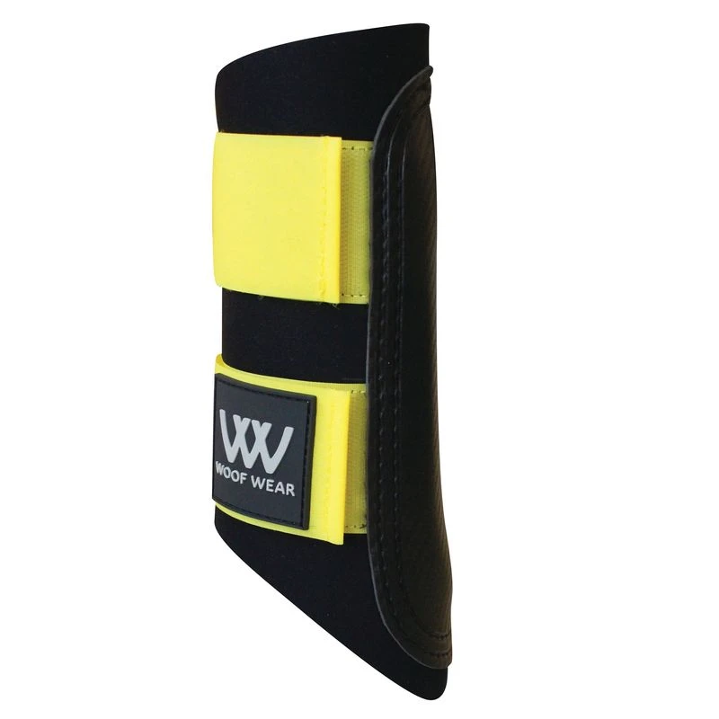 Woof Wear Sport Brushing Boot - Black/Sunshine Yellow 3 Woof Wear Sport Brushing Boot - Black/Sunshine Yellow
