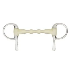 Happy Mouth Bits Mullen Plain Half Spoon - Stainless Steel