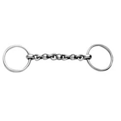 Korsteel Stainless Steel Waterford 2.5" Loose Ring Snaffle Bit
