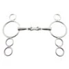 Korsteel Stainless Steel French Link 3 Ring Dutch Gag Bit