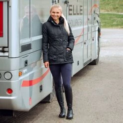 Horze Women's Jadine Winter Jacket - Black -Equestrian Supplies Shop 452200 800 800