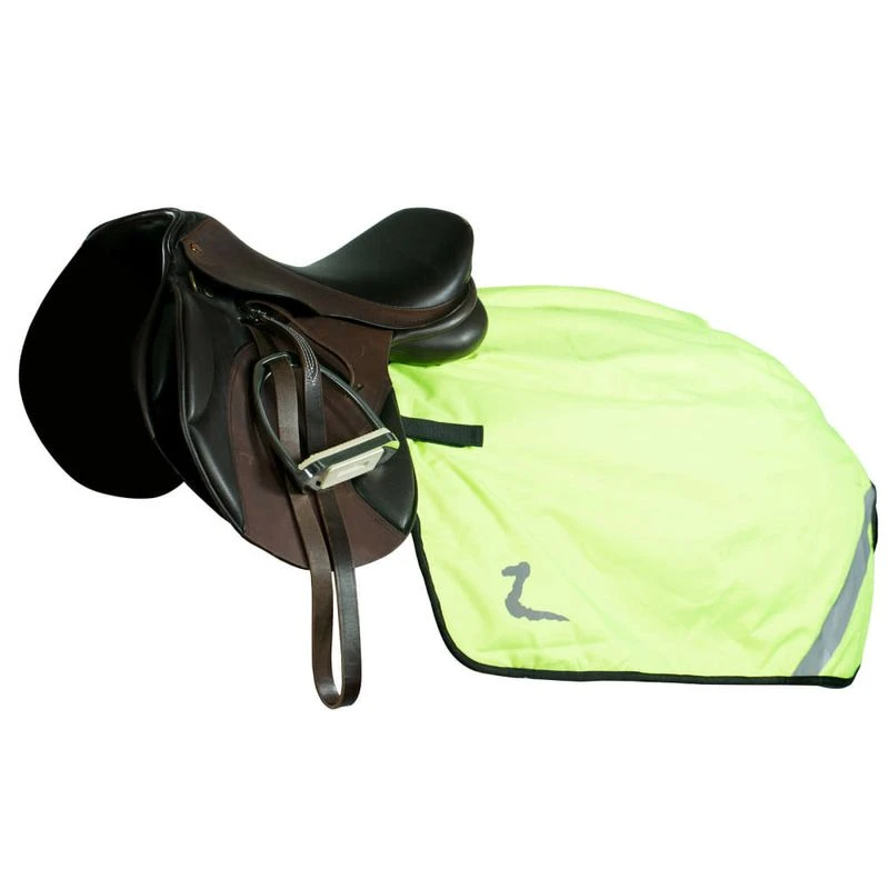 Horze Reflective Riding Blanket - Yellow 3 Horze Reflective Riding Blanket - Yellow