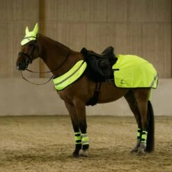 Horze Reflective Riding Blanket - Yellow 7 Horze Reflective Riding Blanket - Yellow -Equestrian Supplies Shop 453772 800 800