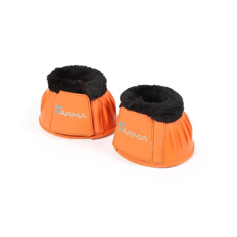Shires ARMA Fleece Trim Over Reach Boots - Orange 3 Shires ARMA Fleece Trim Over Reach Boots - Orange