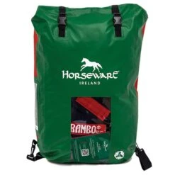 Rambo Original Turnout W/Leg Arches 400g - Green/Silver -Equestrian Supplies Shop 471484 800 800