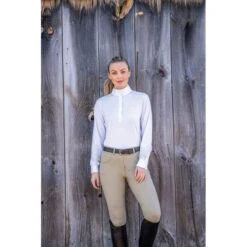Ovation Women's Adirondack Show Shirt - White 9 Ovation Women's Adirondack Show Shirt - White -Equestrian Supplies Shop 473240 800 800