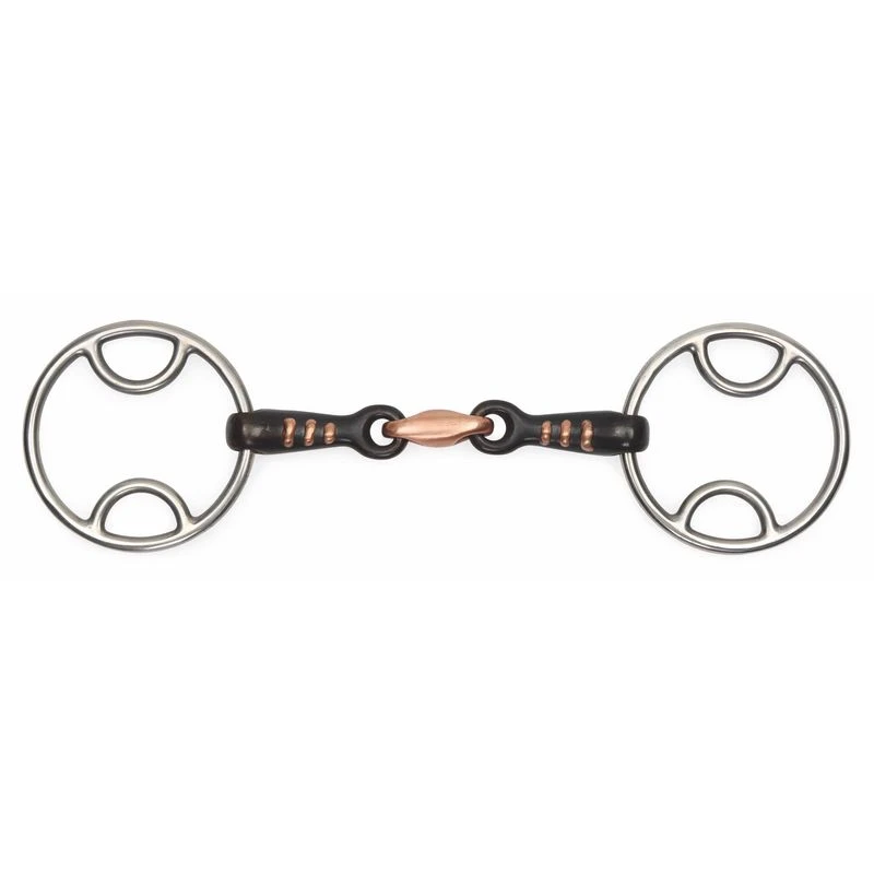 Shires Bevel Bit W/Raised Ribs - Black Sweet Iron 3 Shires Bevel Bit W/Raised Ribs - Black Sweet Iron