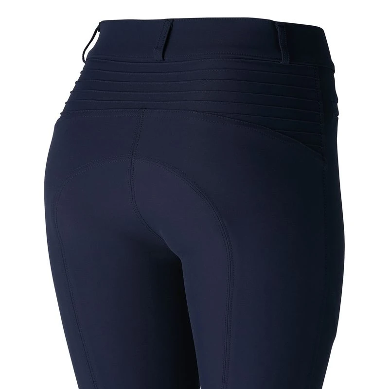 B Vertigo Women's Drea Silicon Knee Patch Breeches - Dark Navy 4 B Vertigo Women's Drea Silicon Knee Patch Breeches - Dark Navy - Image 2