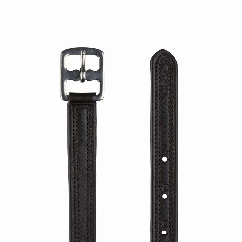 Horze Soft Stirrup Leathers W/Nylon Inside - Dark Brown 3 Horze Soft Stirrup Leathers W/Nylon Inside - Dark Brown