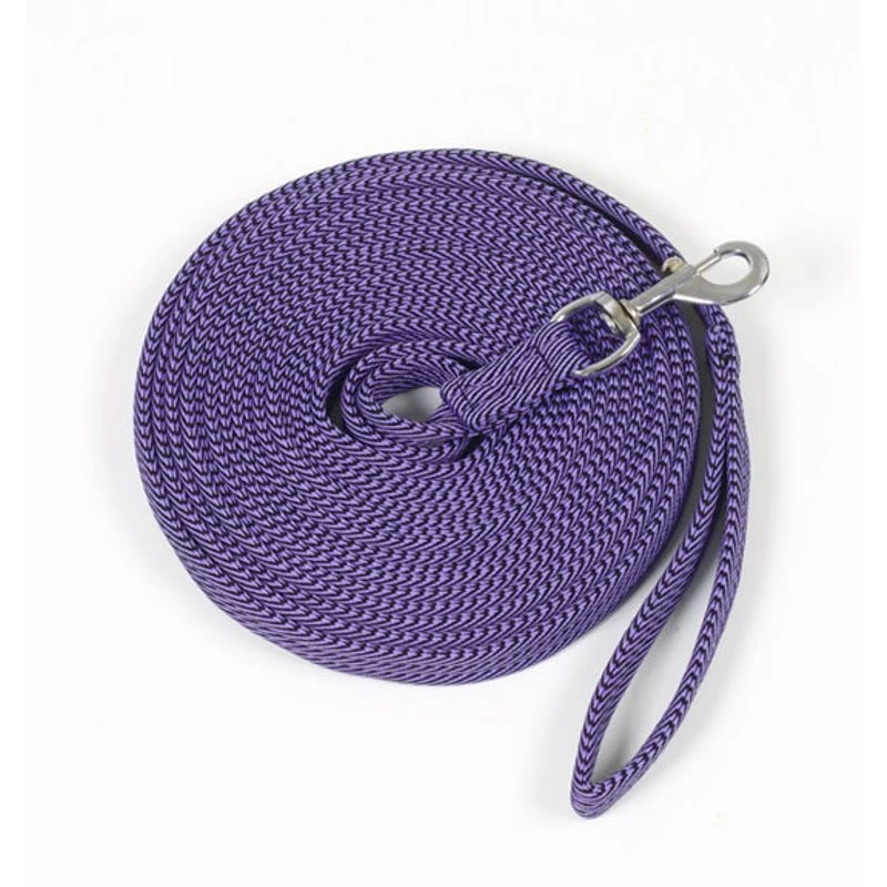Centaur Cushion Padded Lunge Line - Purple/Navy 3 Centaur Cushion Padded Lunge Line - Purple/Navy